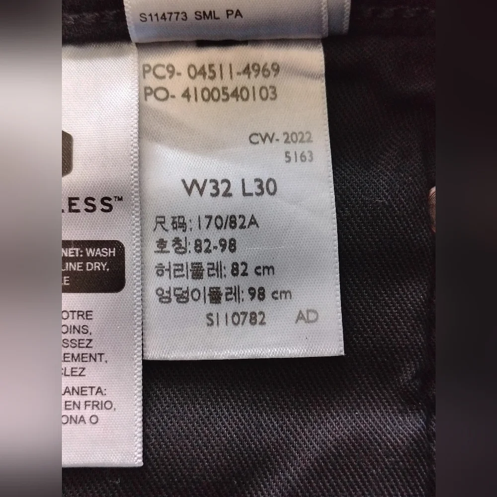Levi's 511 Slim Men's Black Jeans Size W32  L 30